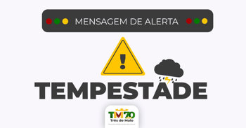 <p>DEFESA CIVIL EMITE ALERTA PARA TEMPESTADES SEVERAS NO NOROESTE GA&Uacute;CHO</p>